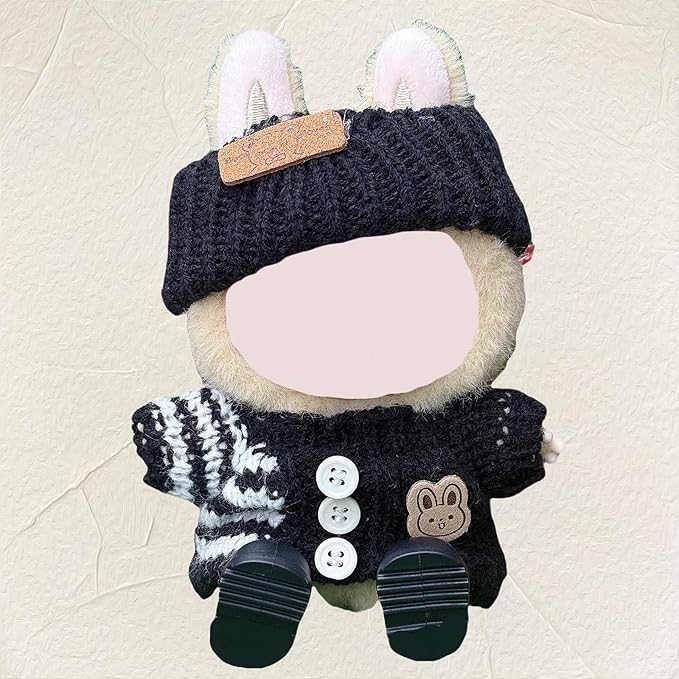 4 Pack—17cm Doll Clothes,Premium Doll Outfit with Accessories,Doll Princess Skirt,Cute Clothes Outfit for 17cm Dolls,End Dolls Fashion Clothing Set(No Dolls and Shoes) (Set W)