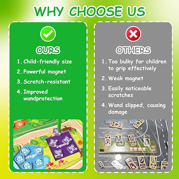 Magnetic Color & Shape Maze, Montessori Wooden Color Shape Matching Puzzle Board - Educational Learning Toys, Toddler Fine Motor Skills Sensory Toys for Boys Girls 3 4 5 Years Old Gift