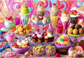 Puzzles for Kids Ages 4-8,100 Piece Puzzles for Kids Ice Cream Puzzle for Kid Ages 4-6 6-8 8-10 Large Piece Jigsaw Puzzle for Children Senior Adult Educational Puzzle Toys Preschool Birthday Gifts