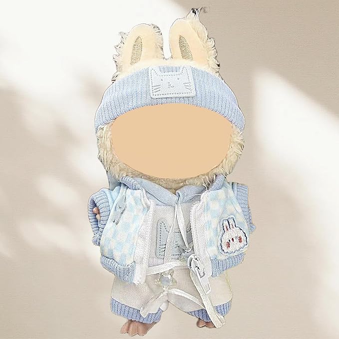 4 Pack—17cm Doll Clothes,Premium Doll Outfit with Accessories,Doll Princess Skirt,Cute Clothes Outfit for 17cm Dolls,End Dolls Fashion Clothing Set(No Dolls and Shoes) (Set O)
