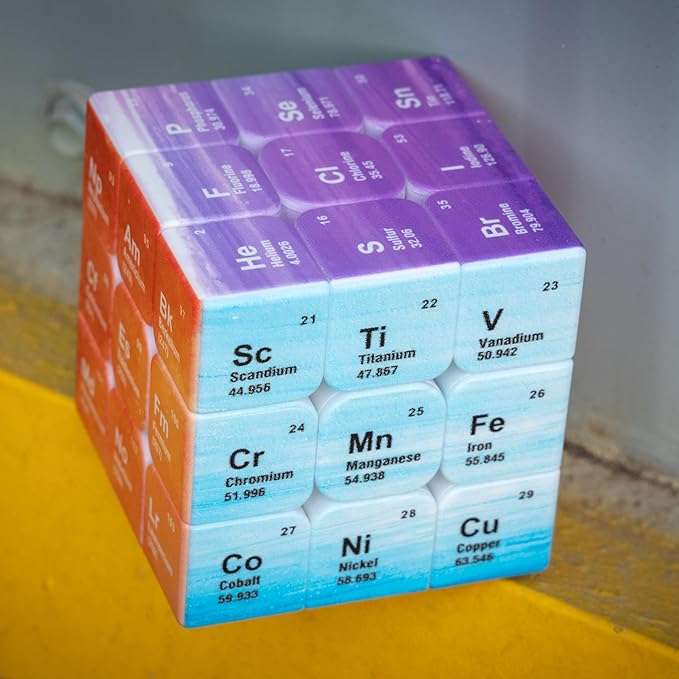 Cuberspeed Periodic Table 3x3 Speed Cube Puzzle Magic Cube 3x3x3 Puzzle