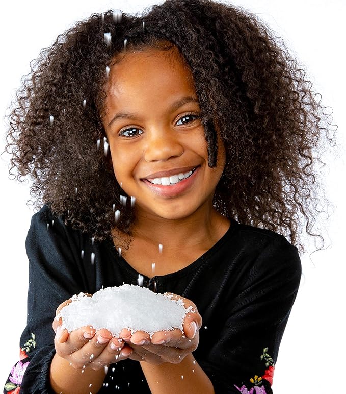 Steve Spangler Science Insta-Snow Powder, STEM Activity for School and Homeschool Activities, Fun & Safe Science Kits, Kids Make Fluffy Snow In Seconds, Top Sensory Toy For Classrooms, 14 oz