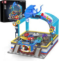 Mould King Bumper Boat Building Blocks Set, 2044+ Pcs Amusement Park Model Kit with Manta Ray Model, Engineering City Building Set That Run, Collectible Gift for Teens, Adults
