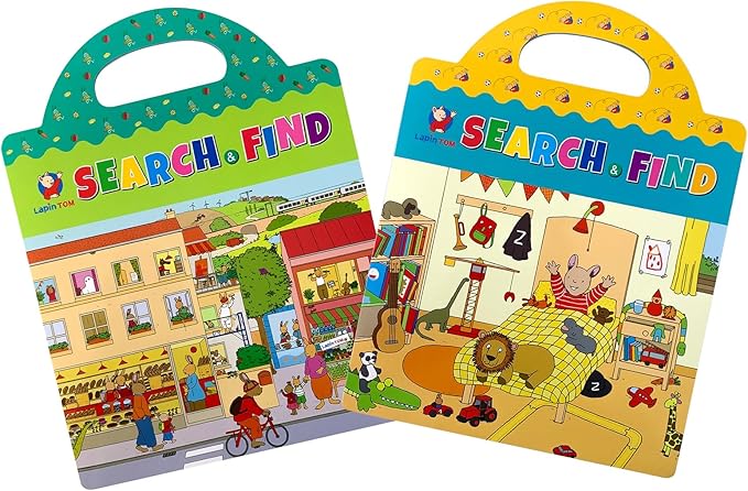 2PC Rabbit Reusable Sticker Books for Toddlers 3+ Years, Educational Preschool Toys for Baby Kids Fashion Activity, Creative Sticker Story Books for Toddlers Age 3+ Birthday Gifts