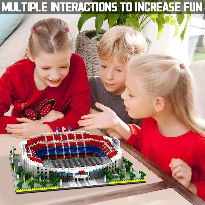 Soccer Stadium Micro Mini Building Blocks Sets Soccer Stadium Model Toys for Adults and Kids 3500+PCS