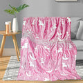 TEHALK Personalized Blanket for Kids Baby Toddler Blanket Unicorns Gifts for Girls Unicorn Blanket for Girls Glow in The Dark Blankets Kids Soft Throw Blanket for Couch Bed 40"x50"