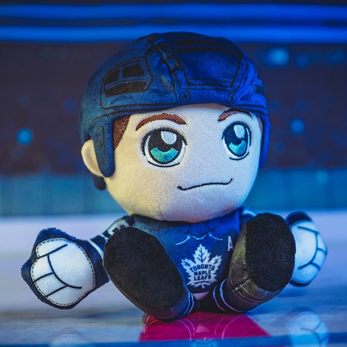 Bleacher Creatures Toronto Maple Leafs Mitch Marner 8" NHL Kuricha Sitting Plush - Soft Chibi Inspired NHL Superstar