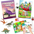 Sticker Book for Kids, 230+ Dinosaur & 240+ Insect Stickers & 16 Scenes, Reusable Activity Sheet, Seek and Find Sticker Coloring Pad, for Boys Girls Toddlers Ages 2-4 4-8 Years Old 3-5 6-7