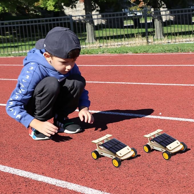 DIY RC Car Kit, Build Your Own Solar Car - Stem Projects for Kids Ages 8-12, Science Experiments for Kids 9-12, STEM Toys for 8 9 10 11 12 Year Old Boys Gifts