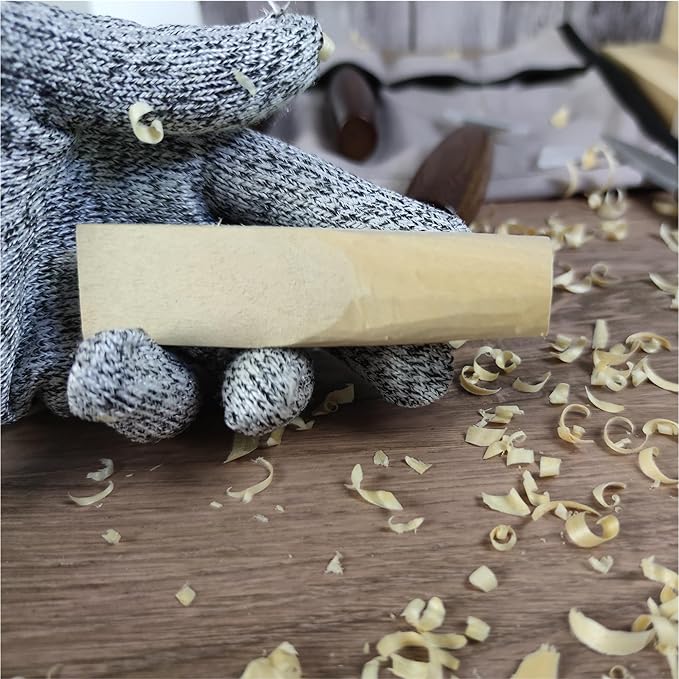9PCS Basswood Carving Blocks with 2 Sizes，Whittling Wood Carving Kit,Soft Basswood for Carving(4"x1"x1",4"x2"x2")