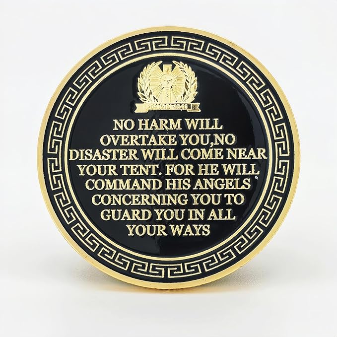The Archangel Michael Challenge Coin Religious Coins Christian Coin Collectors Gifts (Pack of 3)