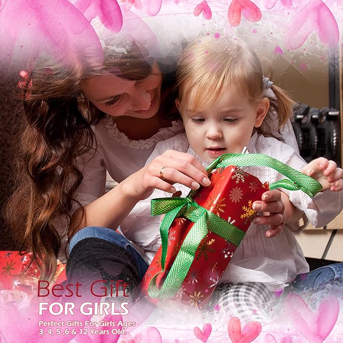 Kids Makeup Sets for Girls - Kids Makeup Kit for Girls, Maquillaje para Niñas, Play Make Up Kit, Best Toys for Little Girl,Princess Toddler Kid Stuff, Ages456789 10-12 Year Old Girl Birthday Gifts