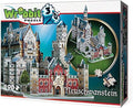 Wrebbit3D Neuschwanstein Castle 3D Puzzle | 890 Jigsaw Puzzle Pieces | Germany Iconic Landmark and Architectural Masterpiece