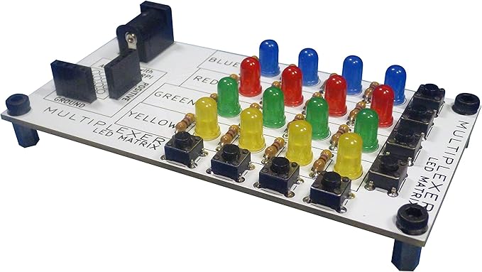 Learn to Solder | Electronics Learning Board: Multiplexer | Practice Soldering & Learn Electronics Use with Arduino or Raspberry Pi