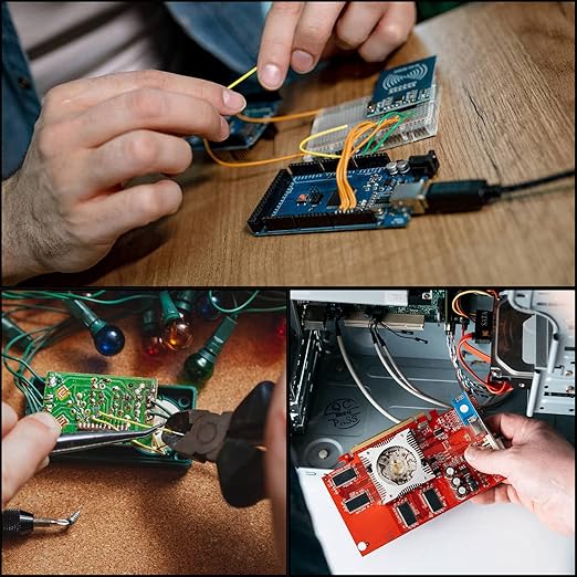 2-125 mm Breadboard Jumper Wire Kits, PCB Circuit Boards Jumper Wire Cables Assortment Kits with 14 Different Lengths, for Breadboard Prototyping Solder Circuits (840Pcs)