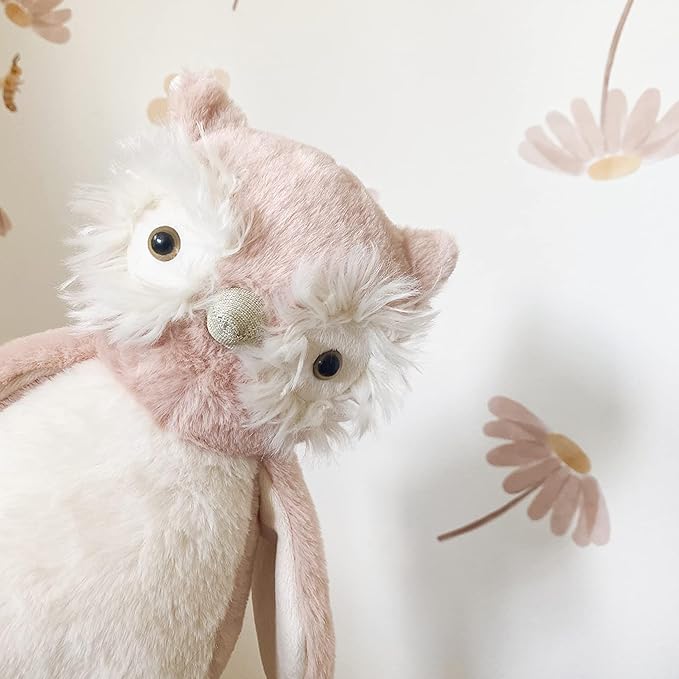 MON AMI Ava The Owl Stuffed Animal – 13”, Soft & Cuddly, Owl Plush Toy, Use as Toy/Nursery Room Décor, Great for Kids of All Ages