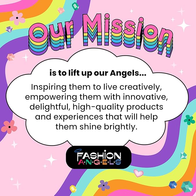 Fashion Angels I Love Fashion Sketch Portfolio, Includes Sketch Pad with Stencils & Stickers, Fashion Design Sketch Book for Girls, Ideal Drawing Kit for Kids