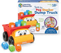 Learning Resources Tony the Peg Stacker Dump Truck - 10 Pieces, Ages 18+ months Fine Motor Skills Toy for Toddlers, Preschool Toys