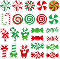 MARFOREVER 50 PCS Candy Cane Gel Window Clings, Reusable Colorful Christmas Candy Thick Gel Clings Decals Stickers for Christmas Gift Xmas Party Supplies Window Glass Decoration Supplies