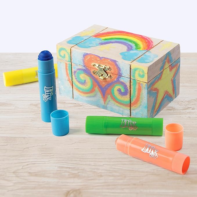 Idiy Tempera Paint Sticks (42 Mega Classpack Vibrant Colors)- For All Classroom Back to School Supplies Arts & Crafts Projects, Draw & Paint on Wood, Paper, Ceramic, Canvas!