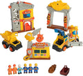 Fat Brain Toys Construction Site Playset - Multilingual Imaginative Play, Ages 3+