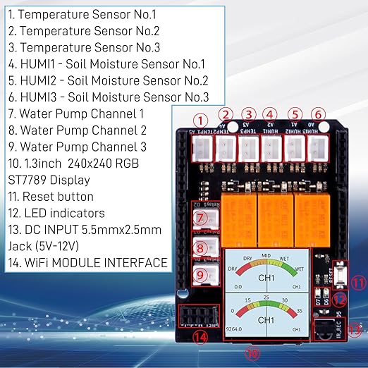 GeeekPi UNO R4 WiFi Project Kit, Water Printing Kit with UNO R4 WiFi Board, Tutorials for Programming