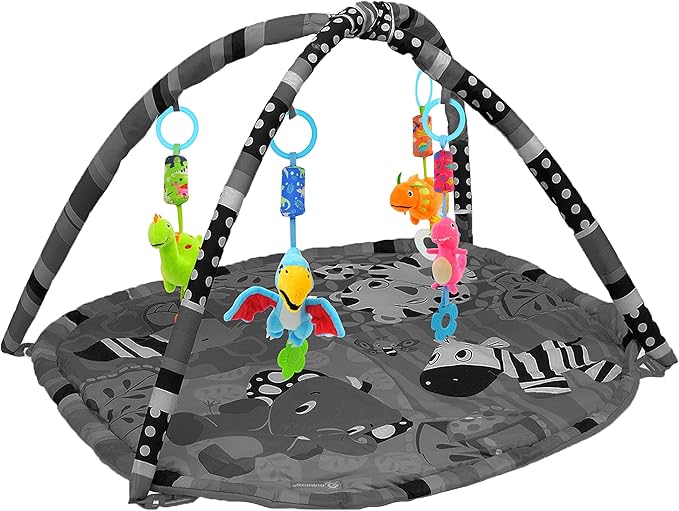 Baby Toys for 0 3 6 9 12 Months, Soft Rattle Wind Chime Car Seat Crib Stroller Toys, Dinosaur Baby Hanging Toys Birthday for Baby Boys and Girls