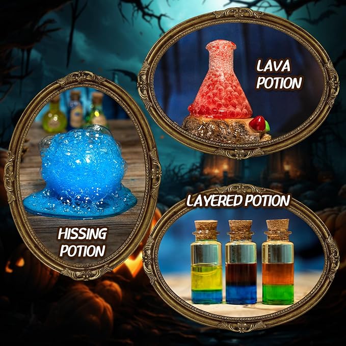 LDomet Science Magic Potions Kit for Kids, 20+ Potion Experiments Making, Fairy Magic Potions Craft Kit for Age 8-12, Creative Educational Birthday Christmas Gift