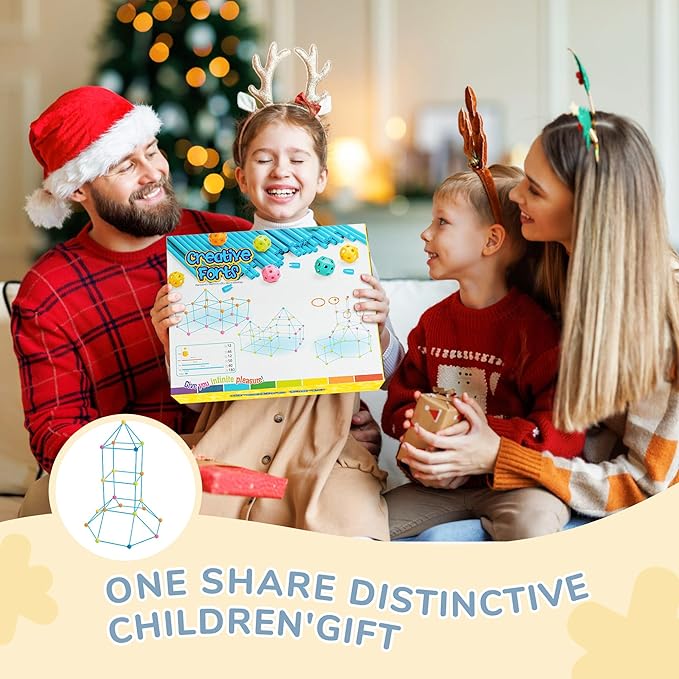 Curipeer Fort Building Kit for Kids 8-12 3-8 T Creative Stem Building Toys Indoor and Outdoor Kids' Construction Fun Toys for 3-12 Years Old Boys and Girls 340 Pcs