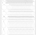 Pndeyo 700pcs Hypoallergenic Earring Beading Hoops, Mix Sizes Round Hoop Earrings Findings, Open Earring Wire Ring Accessories for Jewelry Making- Silver
