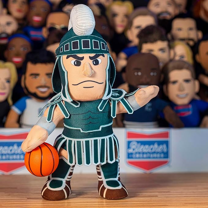 Bleacher Creatures Michigan State Spartans Sparty 10" Plush Figure- A Mascot For Play or Display