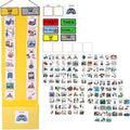 Visual Schedule for Kids – 133 Durable Plastic Picture Cards with Soft Loop Coins | Daily Routine & Chore Reward Chart for Home, School, Autism, ADHD & Special Needs Behavior Support