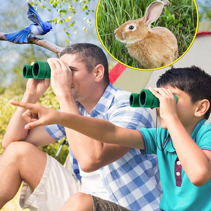 ESSENSON Binoculars for Kids Toys Gifts for Age 3-12 Years Old Boys Girls Kids Telescope Outdoor Toys for Sports and Outside Play, Bird Watching, Birthday Presents