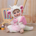 Baby Dolls, 18inch Large Realistic Cute Soft Body Baby Doll Real Life Baby Dolls with Accessories for 3+ Year Old Girls Gifts, Pretend Play, Collection, Love Slogan Design