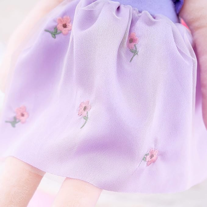 Gloveleya Oriental Princess Doll – Soft Plush Baby Doll for Girls, 16 Inch Toddler Gift with Gift Box, Fairy Tale Dress-Up Toy for Kids, Birthday & Holiday Present