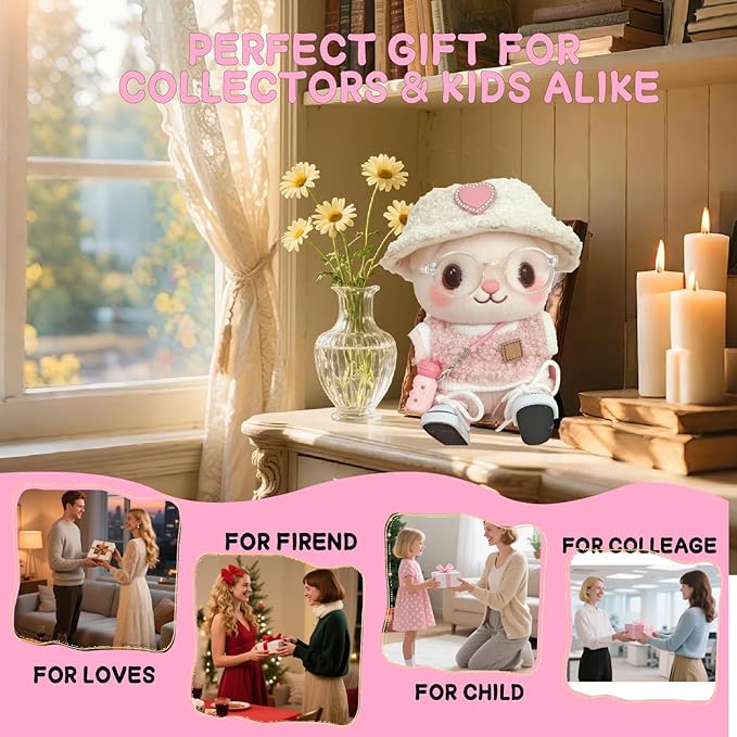 17cm Doll Clothes Set & Outfit Set for 17cm Dolls - Premium Fashion Dresses with Accessories, Luxury Chic Doll Clothing & Style Bundle,Just Clothes (Style A1)