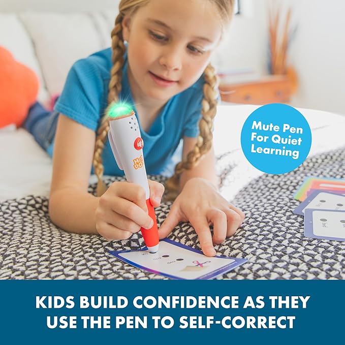 Educational Insights Hot Dots® Kindergarten Prep Set – Toddler ABC Flash Cards with Interactive Pen, Kindergarten Learning Activities, Reading & Math Workbooks, Learn to Read for Kids Ages 4+