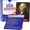 United States History Flash Cards – 75 US American Presidents & Influential People – AP Learning Resource for Studying, Government Teaching Aid Tool, Social Studies Civics Reference – Classroom & Home
