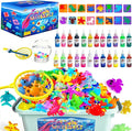 Blissofun Magic Water Elf Toy Kit, Aqua Fairy Water Gel Kit with 24 Magic Gels, 16 Sea Creature Molds Arts & Crafts DIY STEM for Kids Ages 3+, Christmas Gifts, Birthday Gifts, Party Favors(24 Color)