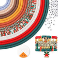 ADIIL 7200pcs Clay Beads Bracelet Making Kit, 6mm Polymer Heishi Beads for Jewelry Making, Friendship Bracelet Kit Birthday Gift for Adults Christmas
