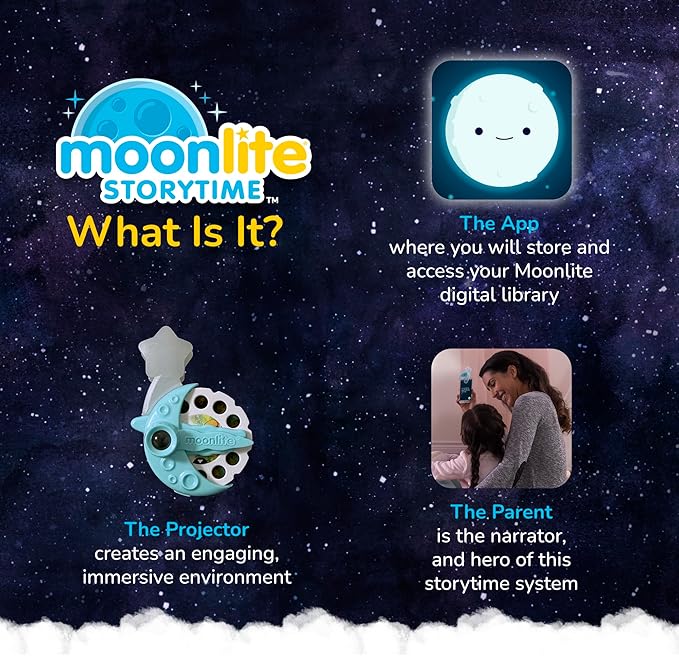 Moonlite Bible Stories for Kids Collection (4 Pack), Dance of Easter, Lions Don't Lie, Mary's Little Lamb, Conversations on The Ark, Reels for Book Projector, Kids Learning Gifts