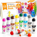 Dot Markers for Toddlers 1-3, 10 Colors Washable Bingo Daubers, Dot Art, Toddler Art and Crafts, Bingo Markers, Includes Free Dot Art Activity Book
