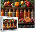 Tucocoo 1000 Piece Jigsaw Puzzles for Adults Spice and Fruits Painting Jigsaw Puzzle Natural Kitchen Colorful Art 1000 Pieces Puzzles for Challenging Family Activity Game DIY Craft Puzzle Wall Decor