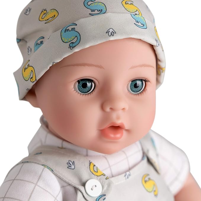ADORA Wrapped in Love Babies, 6-Piece Set Baby Doll with Voice Recorder Feature, Includes, Removable Outfit, Headband, Romper, Pacifier and Diaper, Birthday Gift for Ages 3+ - Dearest