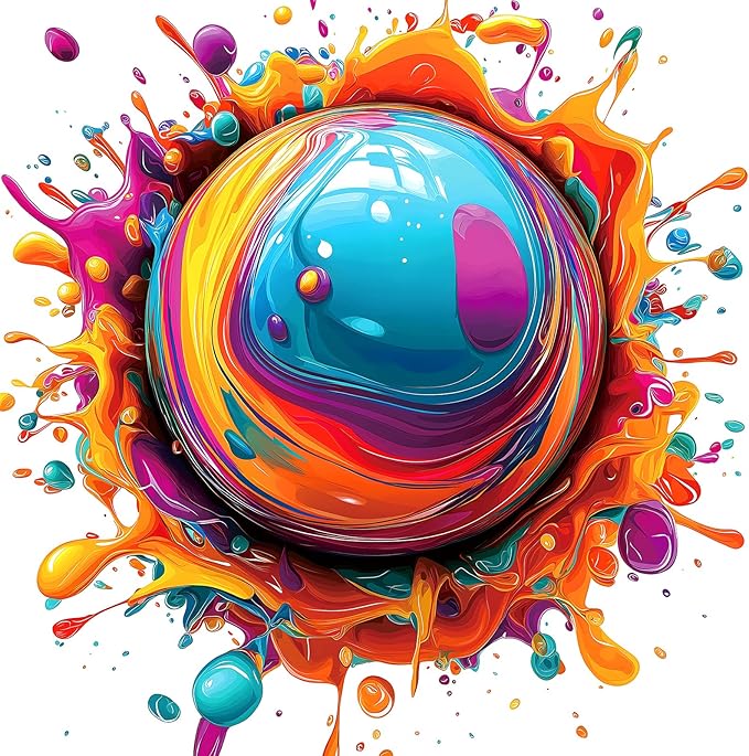 500 Piece Abstract Art Jigsaw Puzzle for Adults - Challenging Gradient Color Modern Design, 20x20 Inch, Unique Gift, Impossible Puzzles, Recycled Cardboard