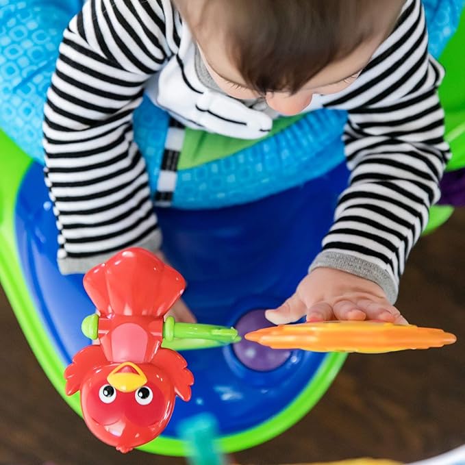 Baby Einstein Neighborhood Friends Activity Jumper with Lights and Music, 6 Months+, Max weight 25lbs., Unisex