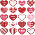 20PCS Valentine's Day Thick Gel Clings Heart-Shaped Gel Clings Decals Valentine's Day Party Anniversary Wedding Party Home Office Supplies Decoration Removable and Reusable