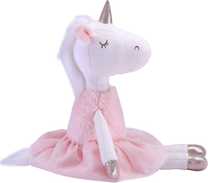 Ballerina Stuffed Unicorn, Unicorn Stuffed Animal, Unicorns Gifts and Doll for Dance Recitals and Ballerinas