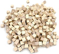 Wood Blocks for Crafts, Unfinished Wood Cubes, 1cm Natural Wooden Blocks, Pack of 300 Small Wood Square Blocks, Wooden Cubes for Arts and Crafts and DIY Projects