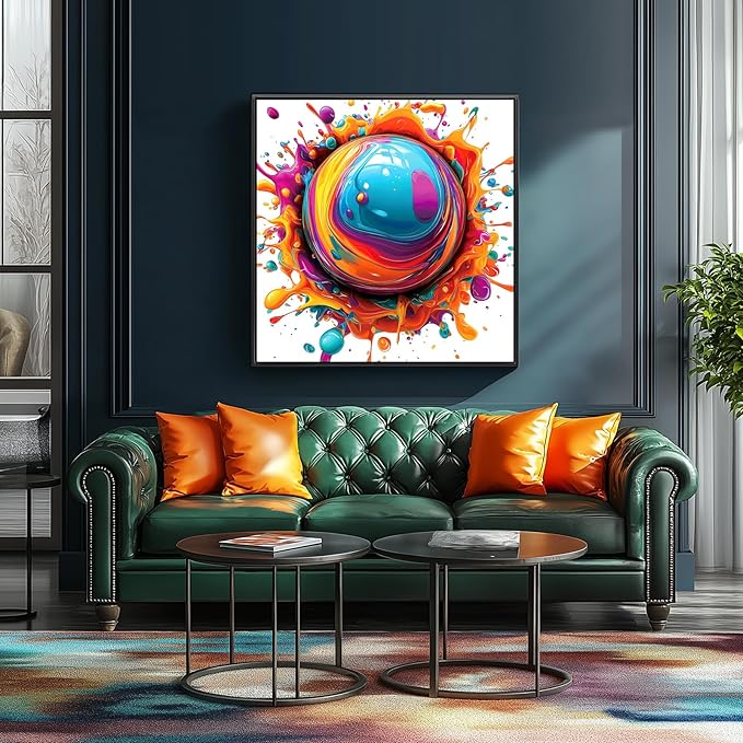 500 Piece Abstract Art Jigsaw Puzzle for Adults - Challenging Gradient Color Modern Design, 20x20 Inch, Unique Gift, Impossible Puzzles, Recycled Cardboard